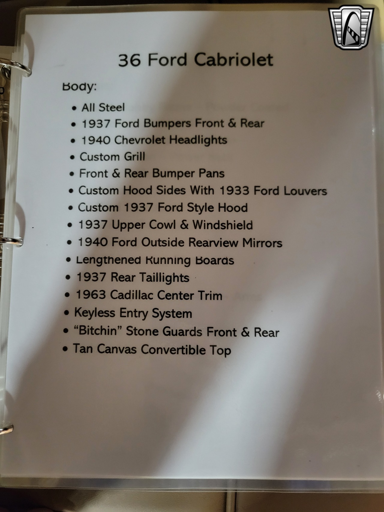 1936 Ford Cabriolet 24