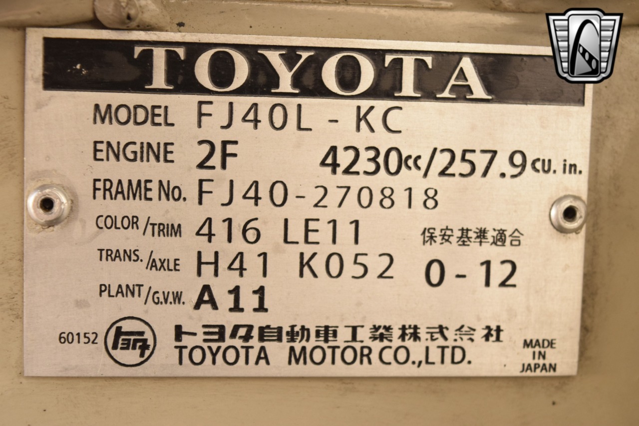 1978 Toyota FJ Cruiser 97